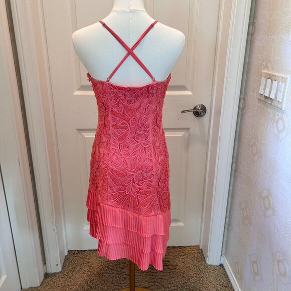 Sue Wong Soutache Asymmetrical Dress Size 4 - Picture 3 of 10